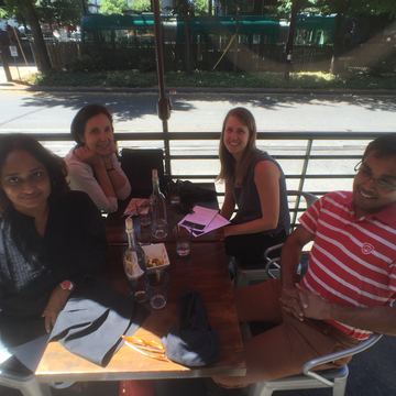 Rama Vaidyanathan — Office lunch · July 2015