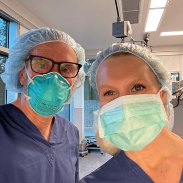 Amy L. Rutt — In the operating room · November 2022